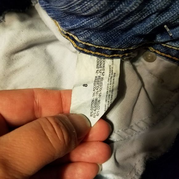 Bandolino bermuda jean shorts size 8 - Picture 3 of 4